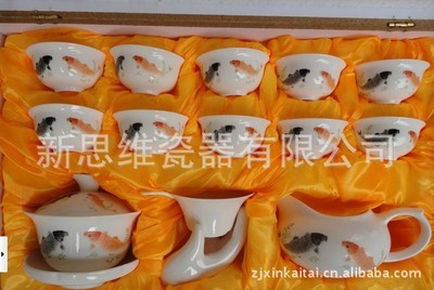 【景德镇功夫青花茶具、玲珑功夫茶具、茶具】价格,厂家,图片,其他茶具,新思维瓷器-