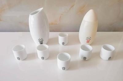 “锦上添花”,谷小酒陶瓷酒具套装开箱评测